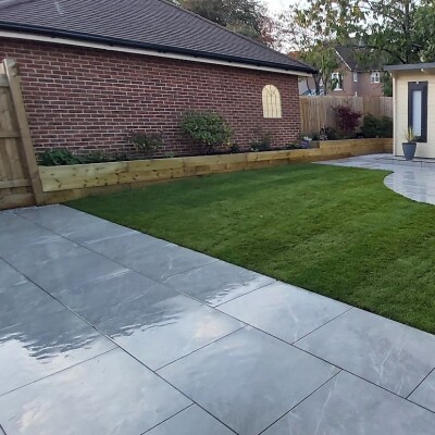 New Build Elevated Landscape