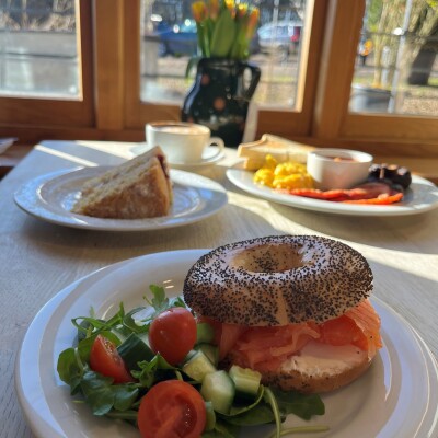 Food at Longstock Park Cafe