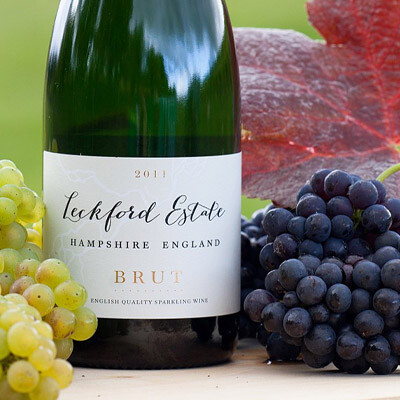 English Sparkling Wine at Leckford Estate