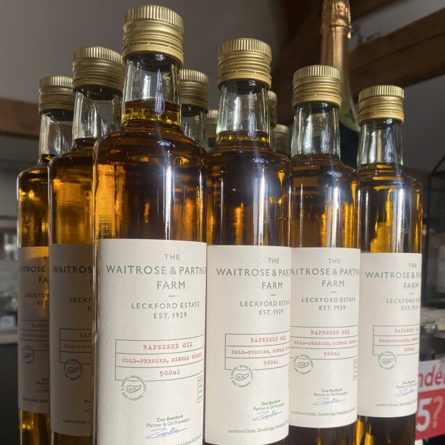 Leckford rapeseed oil